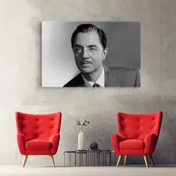 Tablou William Powell actor alb negru 1923 hol - Afis Poster Tablou William Powell actor alb negru pentru living casa birou bucatarie livrare in 24 ore la cel mai bun pret.