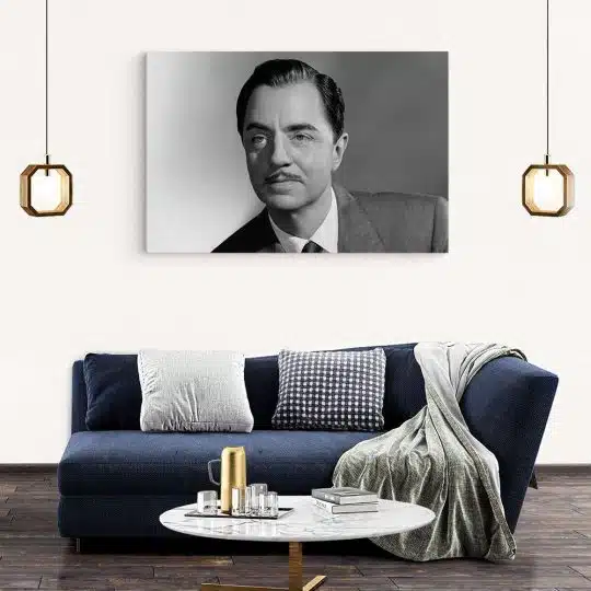 Tablou William Powell actor alb negru 1923 living modern 2 - Afis Poster Tablou William Powell actor alb negru pentru living casa birou bucatarie livrare in 24 ore la cel mai bun pret.