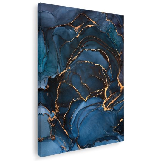 Tablou abstract imitatie marmura auriu albastru 1430 - Afis Poster abstract imitatie marmura auriu albastru pentru living casa birou bucatarie livrare in 24 ore la cel mai bun pret.