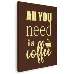 Tablou afis All you need is coffee 3869