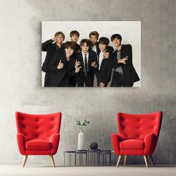 Tablou afis BTS formatie de muzica 2314 hol - Afis Poster Tablou afis BTS formatie de muzica pentru living casa birou bucatarie livrare in 24 ore la cel mai bun pret.