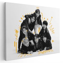 Tablou afis BTS formatie de muzica 2316 - Afis Poster Tablou afis BTS formatie de muzica pentru living casa birou bucatarie livrare in 24 ore la cel mai bun pret.