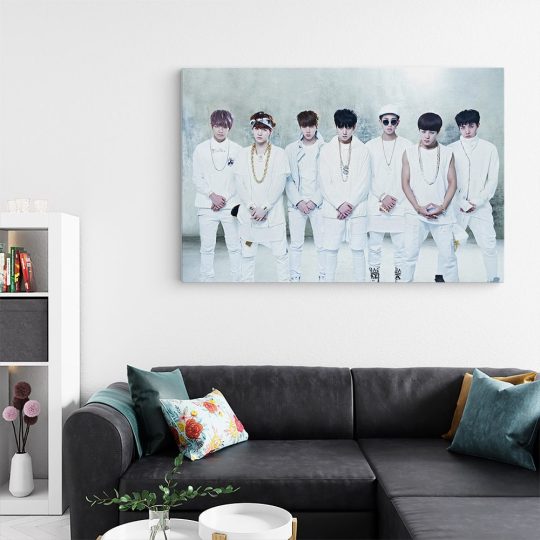 Tablou afis BTS formatie de muzica 2328 living - Afis Poster Tablou afis BTS formatie de muzica pentru living casa birou bucatarie livrare in 24 ore la cel mai bun pret.