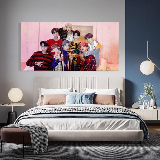 Tablou afis BTS formatie de muzica 2401 tablou dormitor - Afis Poster Tablou afis BTS formatie de muzica pentru living casa birou bucatarie livrare in 24 ore la cel mai bun pret.