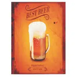 Tablou afis Best Beer vintage 3967 front