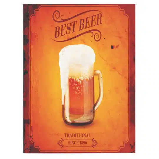 Tablou afis Best Beer vintage 3967 front