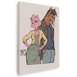 Tablou afis BoJack Horseman desene animate 4763