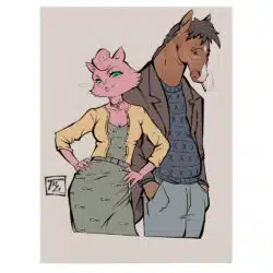 Tablou afis BoJack Horseman desene animate 4763 front