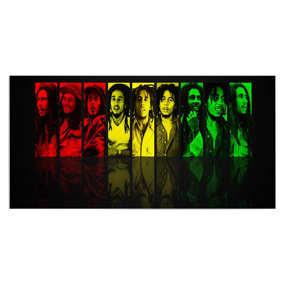 Tablou afis Bob Marley cantaret 2354 - Material produs:: Poster pe hartie FARA RAMA, Dimensiunea:: 70x140 cm