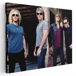 Tablou afis Bon Jovi trupa rock 2302 - Afis Poster Tablou afis Metallica trupa rock pentru living casa birou bucatarie livrare in 24 ore la cel mai bun pret.