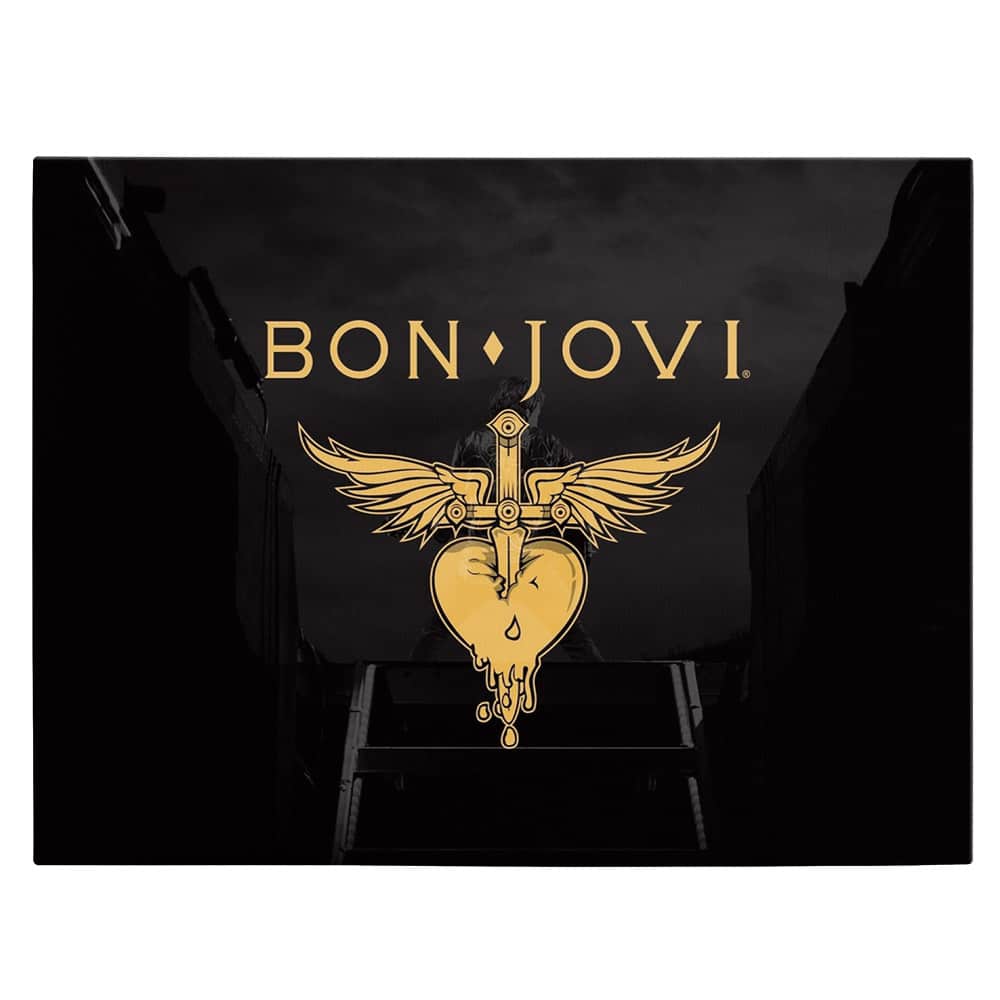 Tablou afis Bon Jovi trupa rock 2320 - Material produs:: Tablou canvas pe panza CU RAMA, Dimensiunea:: 80x120 cm