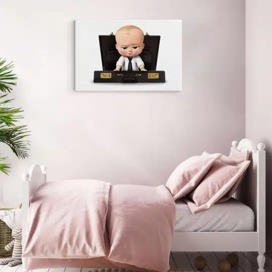 Tablou afis Boss Baby desene animate 2257 camera copii mic - Afis Poster Tablou Cine-i sef acasa? Boss Baby desene animate pentru living casa birou bucatarie livrare in 24 ore la cel mai bun pret.