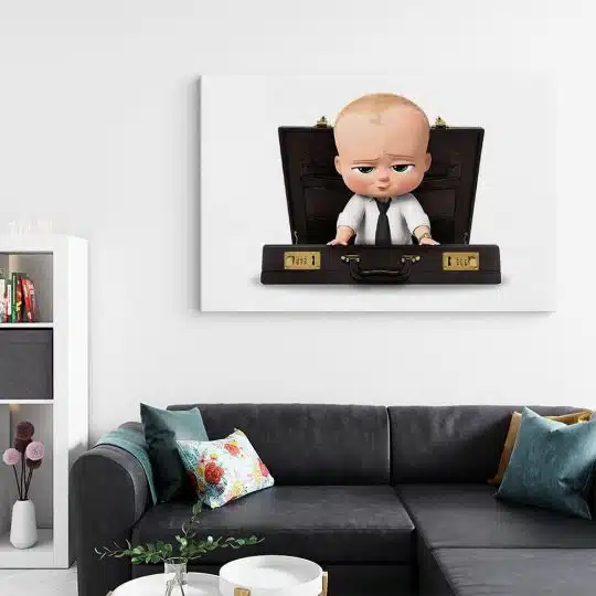 Tablou afis Boss Baby desene animate 2257 living - Afis Poster Tablou Cine-i sef acasa? Boss Baby desene animate pentru living casa birou bucatarie livrare in 24 ore la cel mai bun pret.