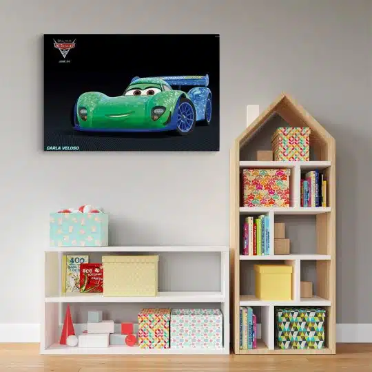 Tablou afis Cars2 Carla Veloso desene animate 2171 camera copii - Afis Poster Tablou afis Cars2 desene animate pentru living casa birou bucatarie livrare in 24 ore la cel mai bun pret.