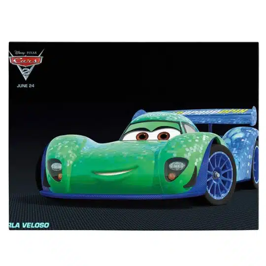 Tablou afis Cars2 Carla Veloso desene animate 2171 front - Afis Poster Tablou afis Cars2 desene animate pentru living casa birou bucatarie livrare in 24 ore la cel mai bun pret.