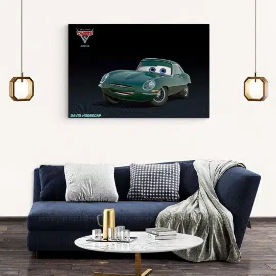 Tablou afis Cars2 David Hobbscap desene animate 2175 living modern 2 - Afis Poster Tablou afis Cars2 David Hobbscap desene animate pentru living casa birou bucatarie livrare in 24 ore la cel mai bun pret.