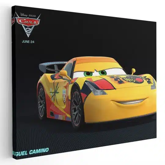 Tablou afis Cars2 Miguel Camino desene animate 2172 - Afis Poster Tablou Cars2 Miguel Camino desene animate pentru living casa birou bucatarie livrare in 24 ore la cel mai bun pret.