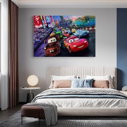 Tablou afis Cars2 desene animate 2170 dormitor - Afis Poster Tablou afis Cars2 desene animate pentru living casa birou bucatarie livrare in 24 ore la cel mai bun pret.