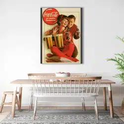 Tablou afis Coca Cola ad vintage 4022 bucatarie1