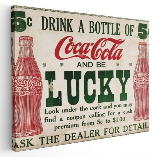 Tablou afis Coca Cola vintage 4106