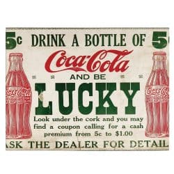 Tablou afis Coca Cola vintage 4106 front
