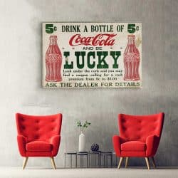 Tablou afis Coca Cola vintage 4106 hol