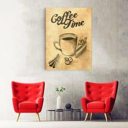 Tablou afis Coffee time vintage 3871 hol