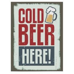 Tablou afis Cold Beer Here! vintage 3964 front