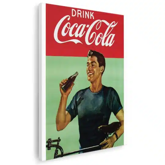 Tablou afis Drink Coca Cola vintage 4140