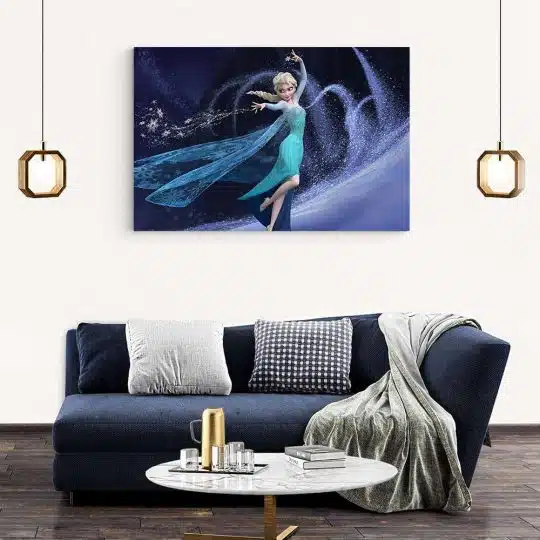 Tablou afis Elsa Frozen desene animate 2157 living modern 2 - Afis Poster Tablou afis Elsa Frozen desene animate pentru living casa birou bucatarie livrare in 24 ore la cel mai bun pret.