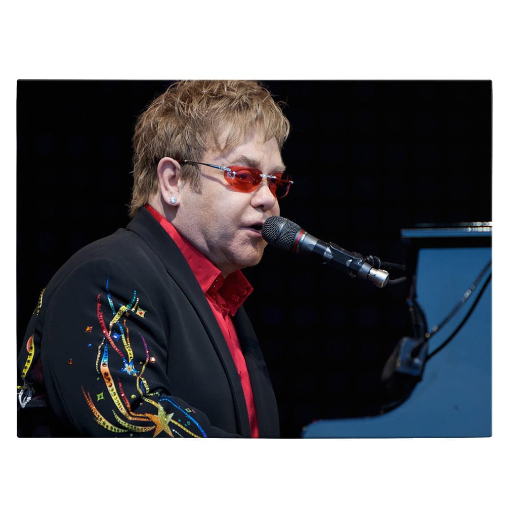 Tablou afis Elton John cantaret 2288 - Material produs:: Poster pe hartie FARA RAMA, Dimensiunea:: 40x60 cm