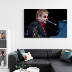 Tablou afis Elton John cantaret 2288 living - Afis Poster Tablou afis Elton John cantaret pentru living casa birou bucatarie livrare in 24 ore la cel mai bun pret.