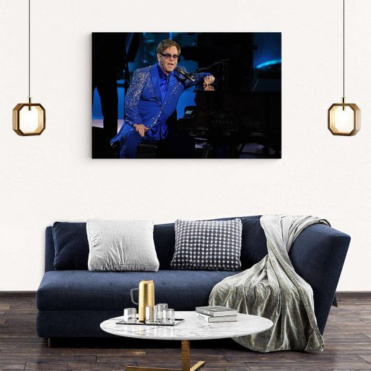 Tablou afis Elton John cantaret 2291 living modern 2 - Afis Poster Tablou afis Elton John cantaret pentru living casa birou bucatarie livrare in 24 ore la cel mai bun pret.