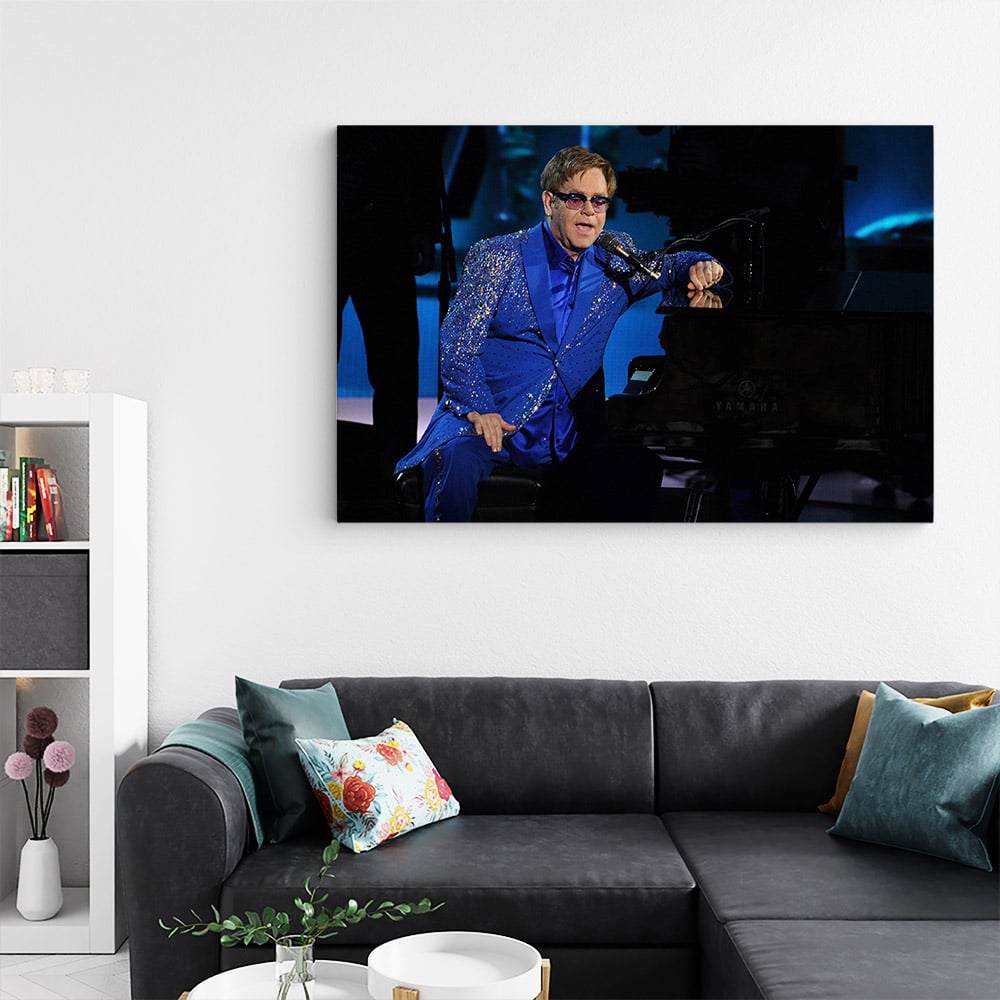 Tablou afis Elton John cantaret 2291 living - Afis Poster Tablou afis Elton John cantaret pentru living casa birou bucatarie livrare in 24 ore la cel mai bun pret.