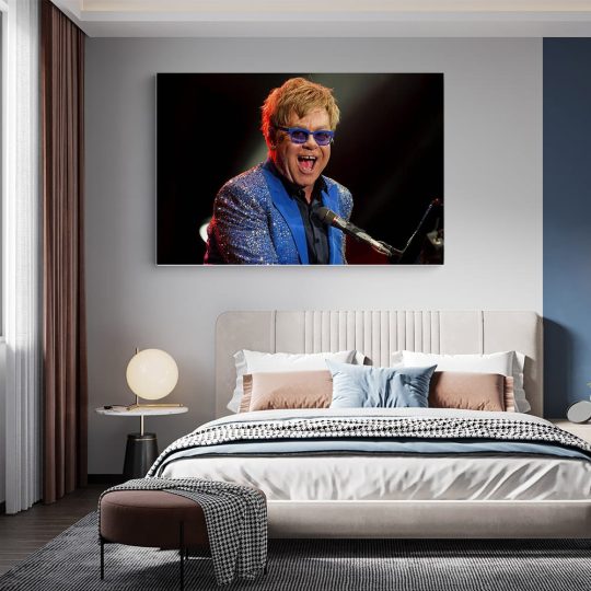 Tablou afis Elton John cantaret 2293 dormitor - Afis Poster Tablou afis Elton John cantaret pentru living casa birou bucatarie livrare in 24 ore la cel mai bun pret.