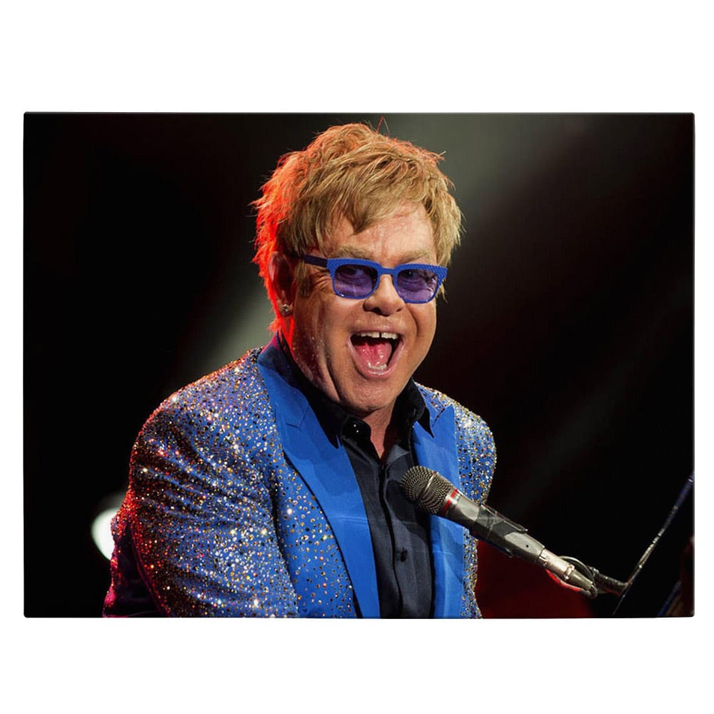 Tablou afis Elton John cantaret 2293 - Material produs:: Poster pe hartie FARA RAMA, Dimensiunea:: 80x120 cm