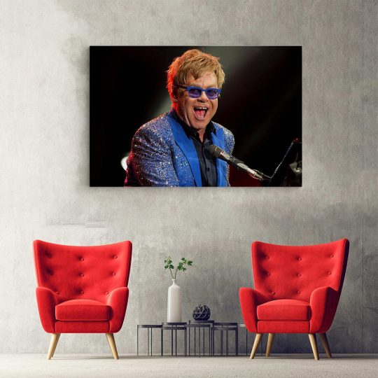 Tablou afis Elton John cantaret 2293 hol - Afis Poster Tablou afis Elton John cantaret pentru living casa birou bucatarie livrare in 24 ore la cel mai bun pret.