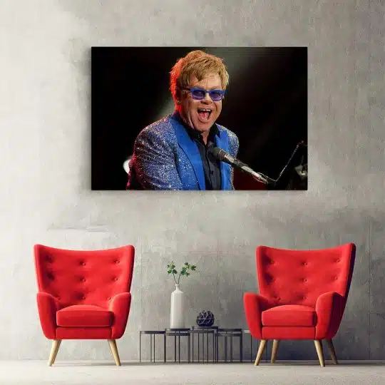 Tablou afis Elton John cantaret 2293 hol - Afis Poster Tablou afis Elton John cantaret pentru living casa birou bucatarie livrare in 24 ore la cel mai bun pret.