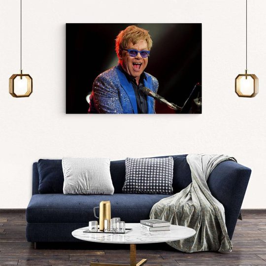Tablou afis Elton John cantaret 2293 living modern 2 - Afis Poster Tablou afis Elton John cantaret pentru living casa birou bucatarie livrare in 24 ore la cel mai bun pret.