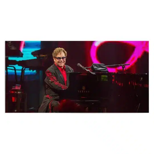 Tablou afis Elton John cantaret 2393 front - Afis Poster Tablou afis Elton John cantaret pentru living casa birou bucatarie livrare in 24 ore la cel mai bun pret.