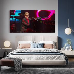Tablou afis Elton John cantaret 2393 tablou dormitor - Afis Poster Tablou afis Elton John cantaret pentru living casa birou bucatarie livrare in 24 ore la cel mai bun pret.