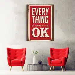 Tablou afis Everything is going to be OK 4402 hol