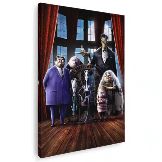 Tablou afis Familia Addams desene animate 4800