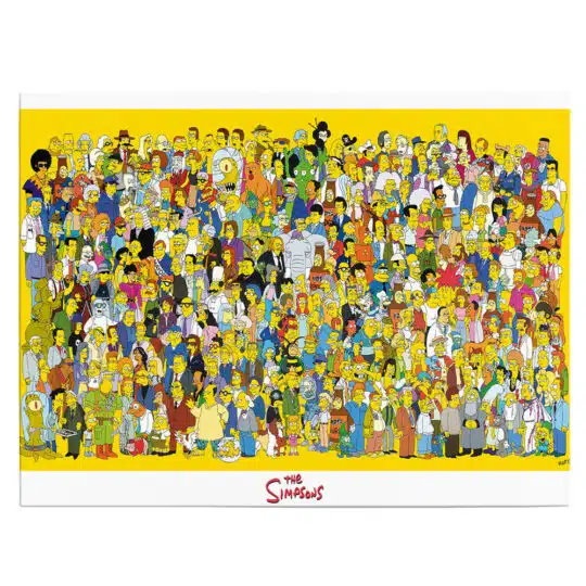 Tablou afis Familia Simpson desene animate 4637 front