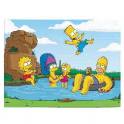 Tablou afis Familia Simpson desene animate 4641 front