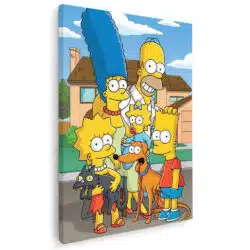 Tablou afis Familia Simpson desene animate 4715