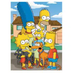 Tablou afis Familia Simpson desene animate 4715 front