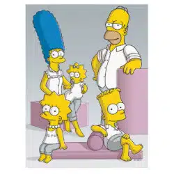 Tablou afis Familia Simpson desene animate 4717 front