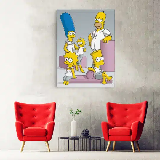 Tablou afis Familia Simpson desene animate 4717 hol