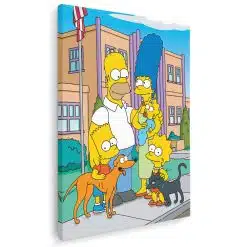 Tablou afis Familia Simpson desene animate 4718